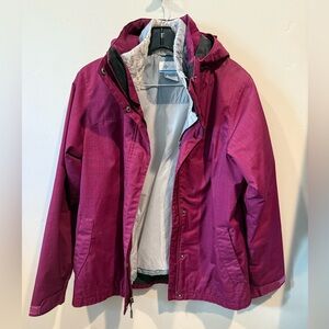 Columbia Purple Hooded Jacket